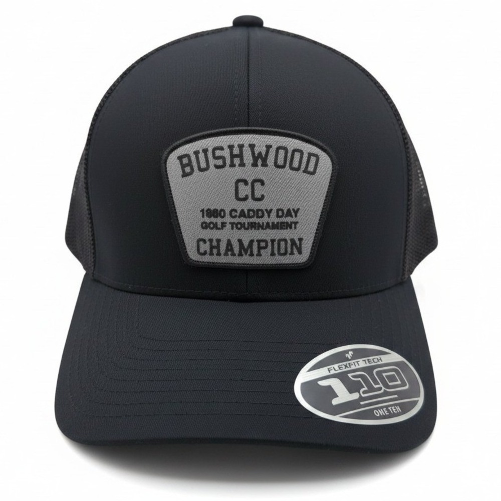 TravisMathew Presidential Suite Bushwood CC Golf Trucker Hat Black 1MS416 OS
